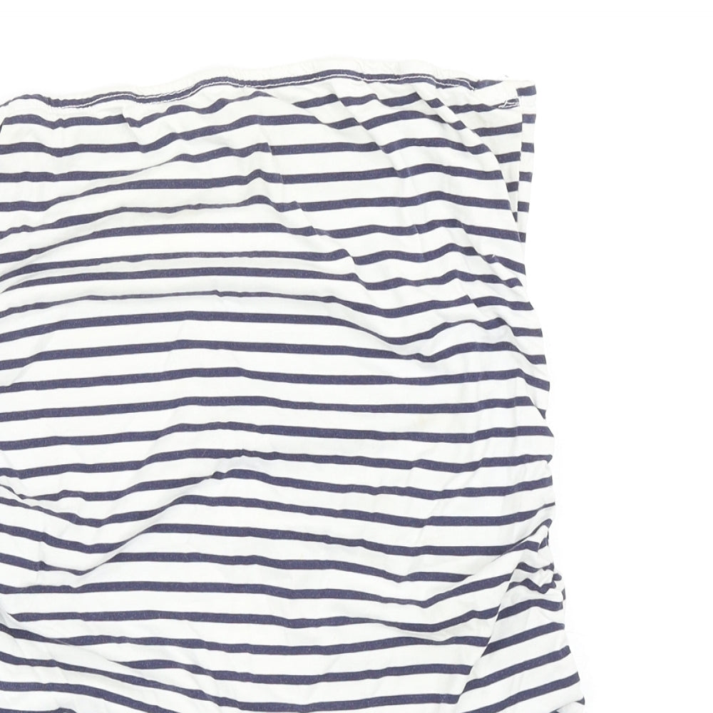Womens UK Size 12 Dorothy Perkins Blue Basic Tank