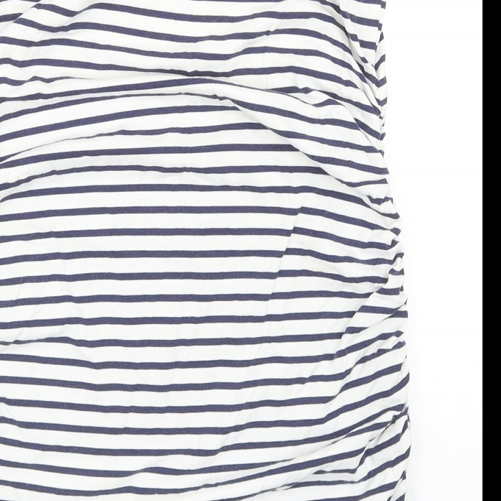 Womens UK Size 12 Dorothy Perkins Blue Basic Tank