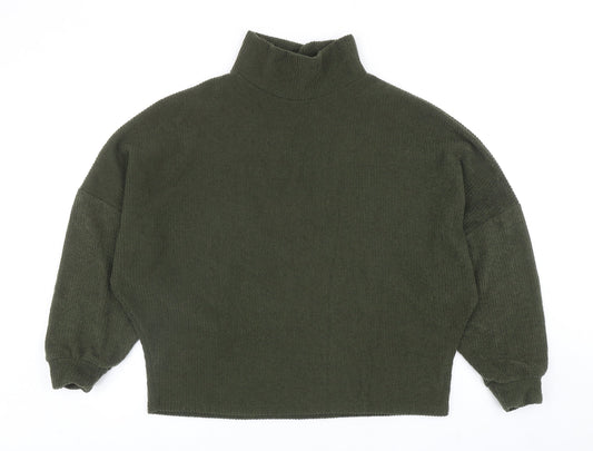 Womens UK Size XS River Island Green Pullover Jumper