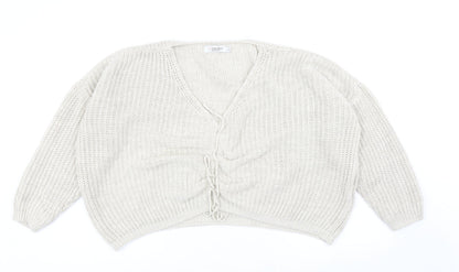 Womens UK Size S Luisa Ricci Beige Pullover Jumper