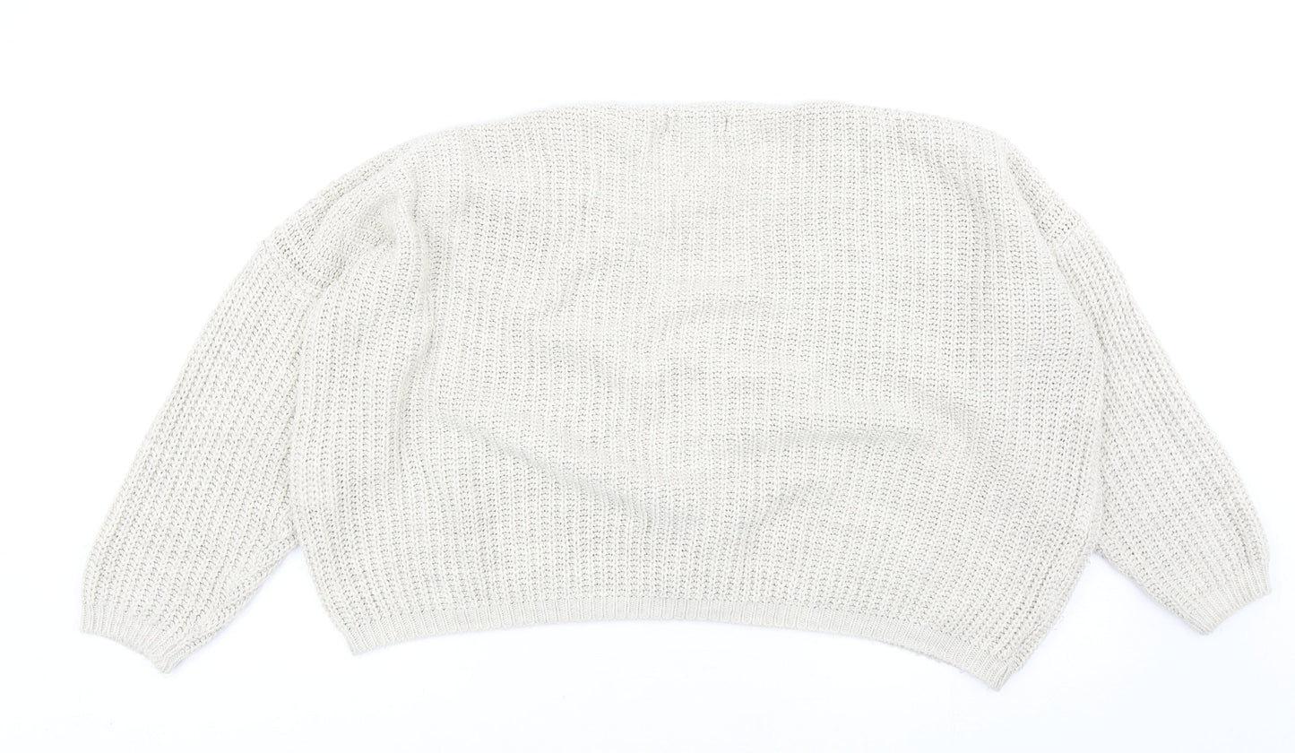 Womens UK Size S Luisa Ricci Beige Pullover Jumper