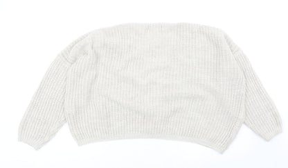 Womens UK Size S Luisa Ricci Beige Pullover Jumper