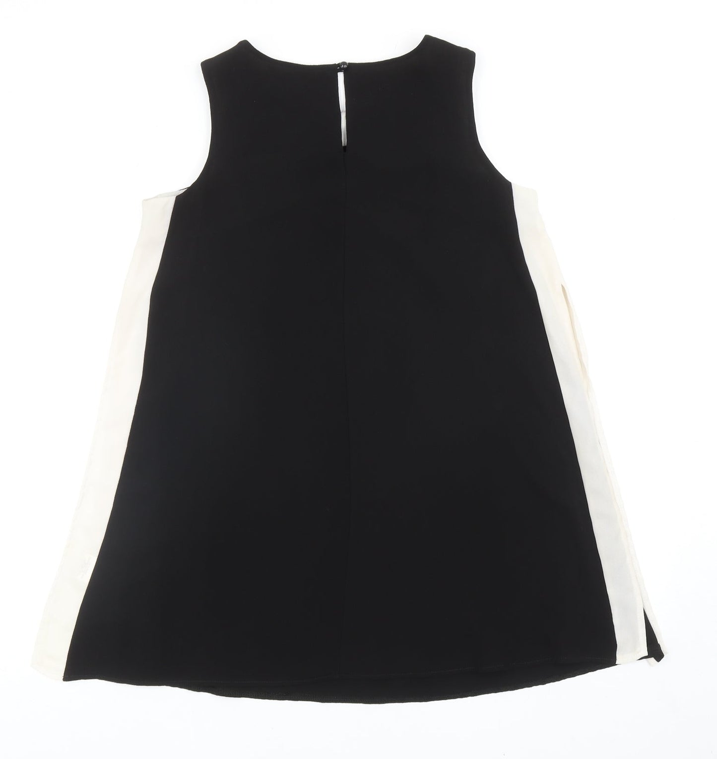Womens UK Size M Love Black Basic Blouse
