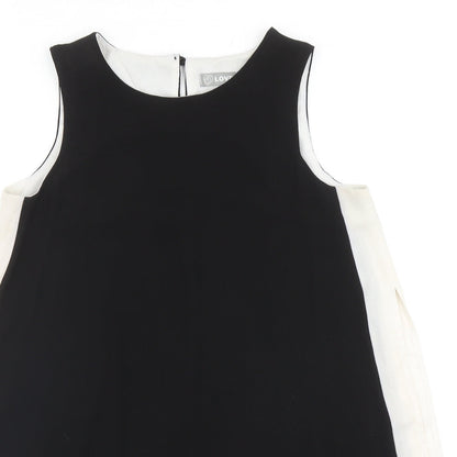 Womens UK Size M Love Black Basic Blouse