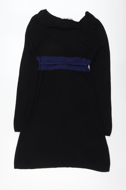 Kookai Womens Black Viscose A-Line Size S Off the Shoulder Pullover