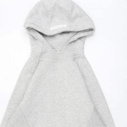 Running Bear Womens Grey Cotton Pullover Hoodie Size S Pullover
