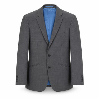 Mens UK Size S Alfred Brown Regular Grey Suit Jacket