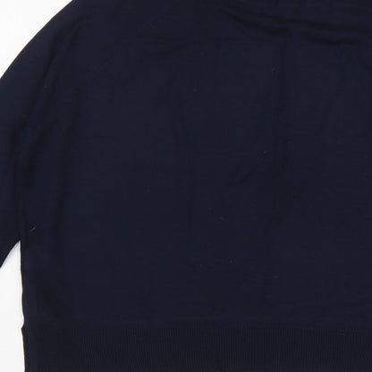 Womens UK Size 14 M&Co Blue Pullover Jumper