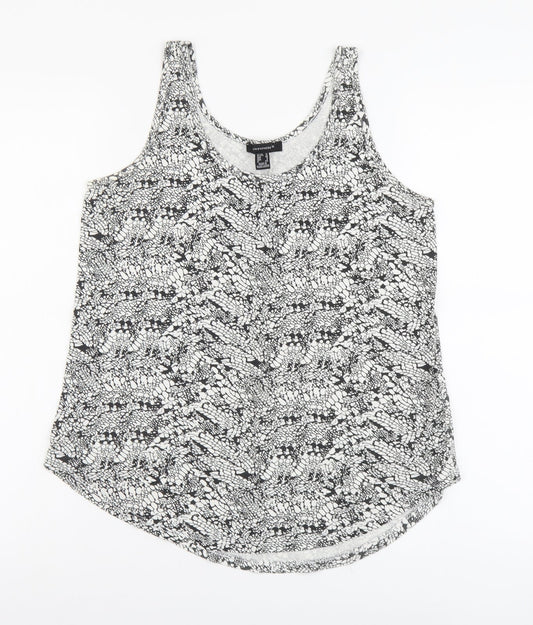 Womens UK Size 12 Atmosphere Black Basic Tank