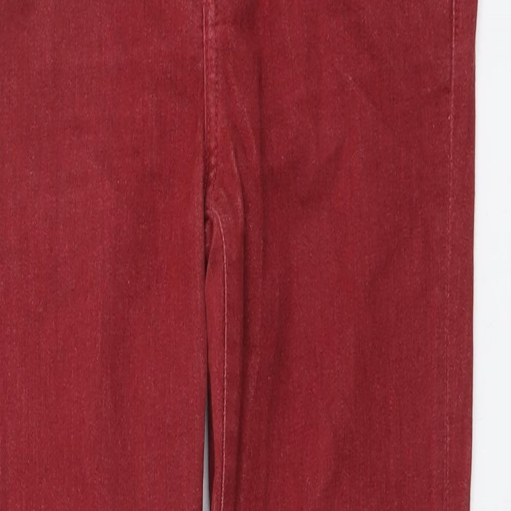 Womens UK Size 30 in Jack Wills Regular Fit Skinny Red Jeans