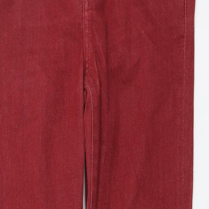 Womens UK Size 30 in Jack Wills Regular Fit Skinny Red Jeans