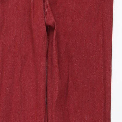 Womens UK Size 30 in Jack Wills Regular Fit Skinny Red Jeans