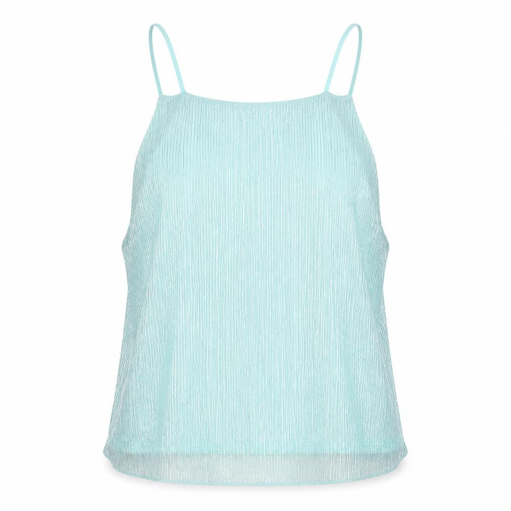 Womens UK Size 10 Topshop Green Camisole Blouse