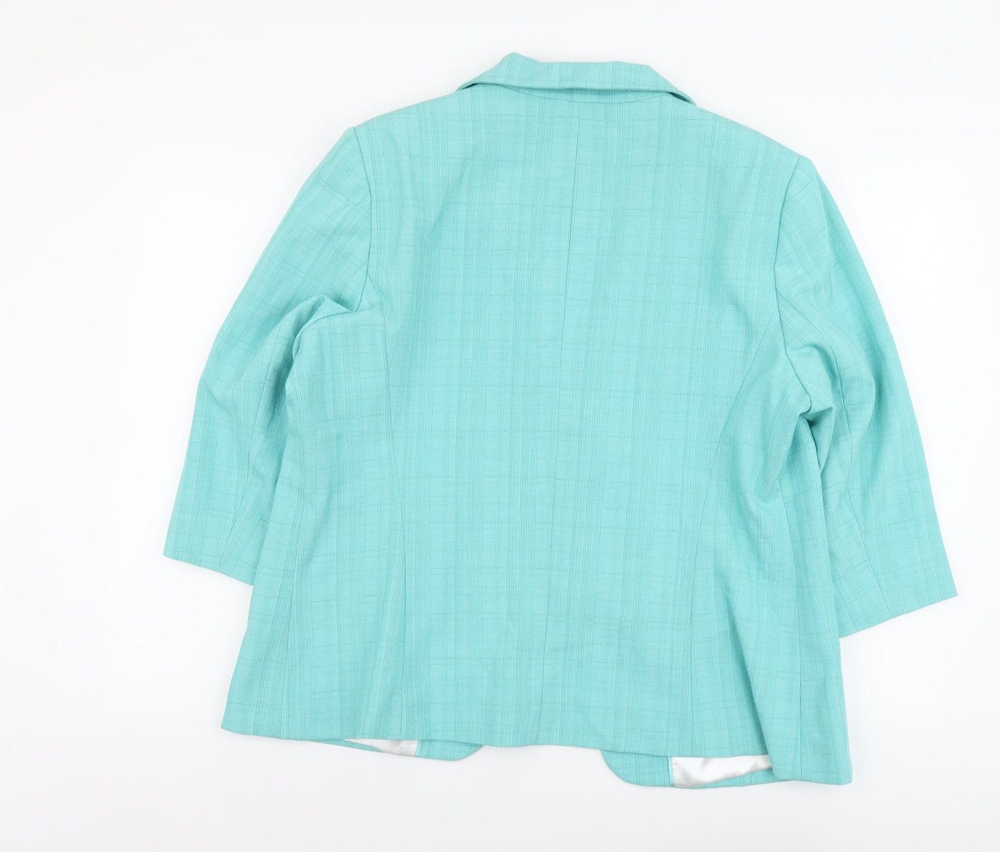 Womens UK Size 18 Anna Rose Blue Overcoat