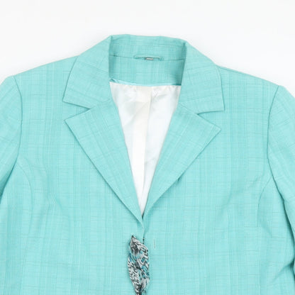 Womens UK Size 18 Anna Rose Blue Overcoat