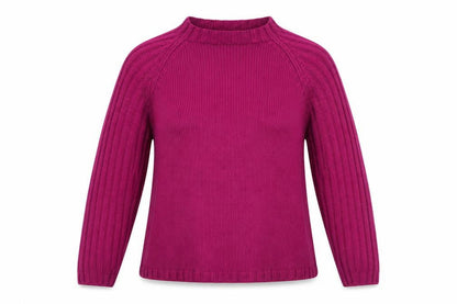 Womens UK Size M Nutshell Purple Pullover Jumper