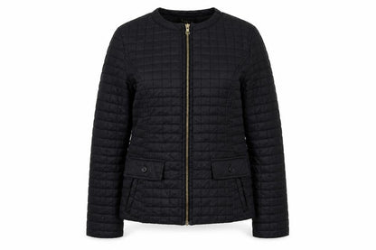 Incorporate Wear Womens Black Quilted Jacket Size S Zip