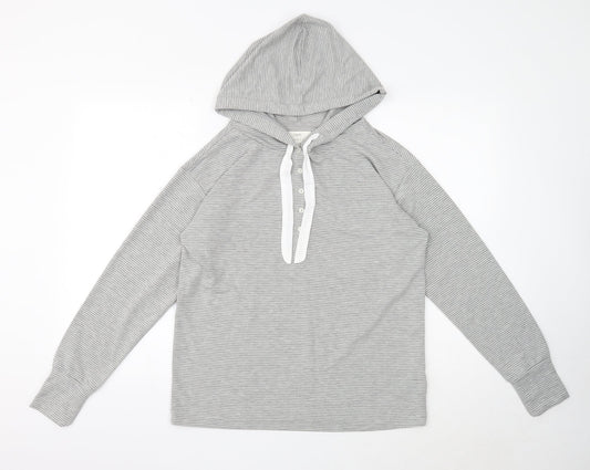 Womens UK Size S NEXT Grey Pullover Hoodie