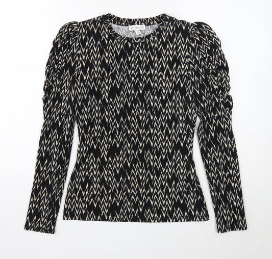 Womens UK Size 6 Warehouse Black Pullover Jumper