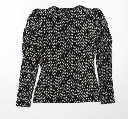 Womens UK Size 6 Warehouse Black Pullover Jumper