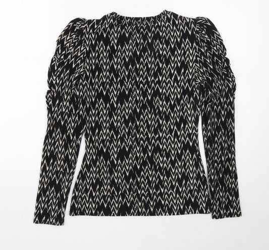 Womens UK Size 6 Warehouse Black Pullover Jumper