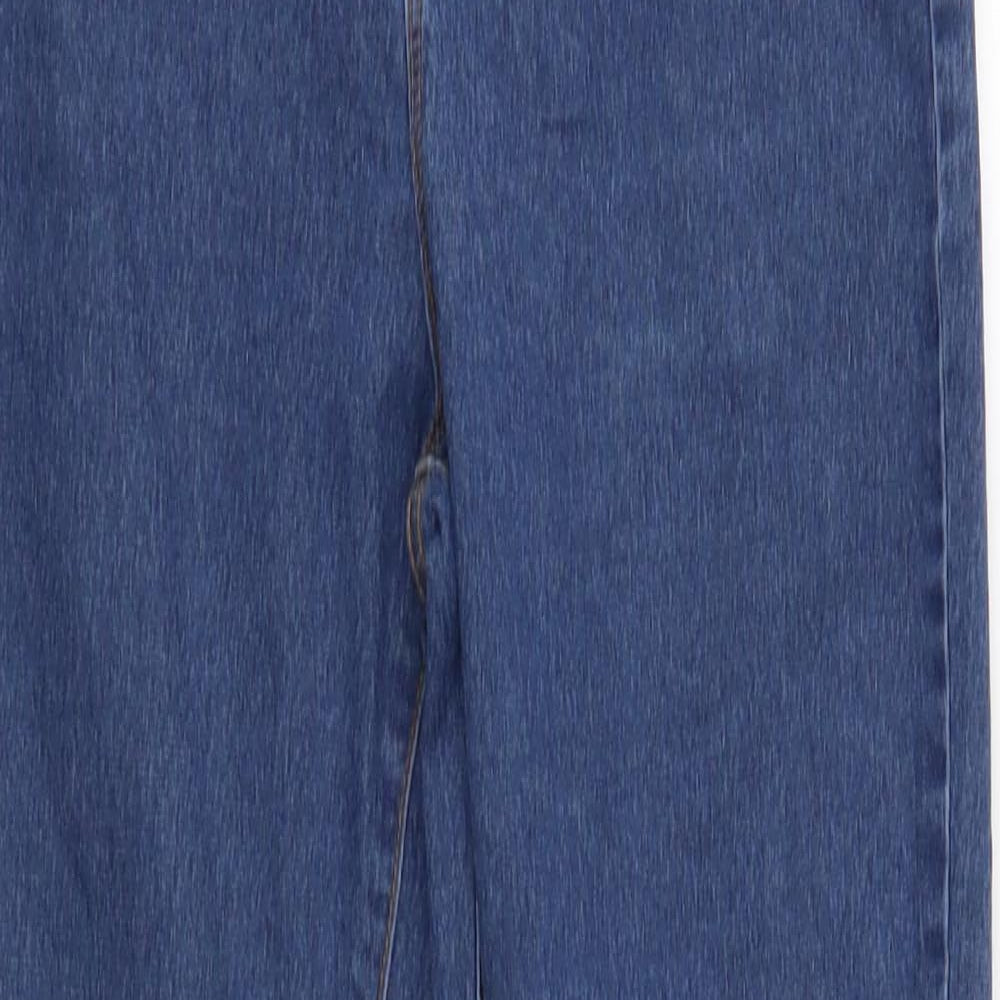 Denim & Co. Womens Blue Cotton Jegging Jeans Size 10 Regular Zip