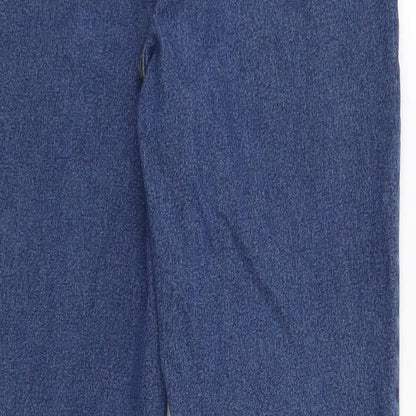 Denim & Co. Womens Blue Cotton Jegging Jeans Size 10 Regular Zip