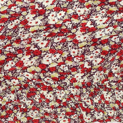 Womens UK Size S Motel Multicoloured Cropped T-Shirt