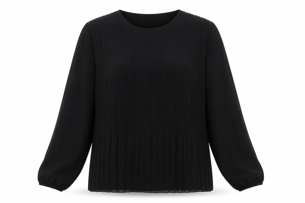 Womens UK Size One Size Blue Vanilla Black Basic Blouse
