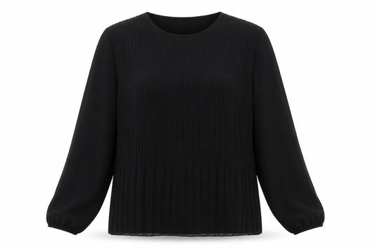 Womens UK Size One Size Blue Vanilla Black Basic Blouse