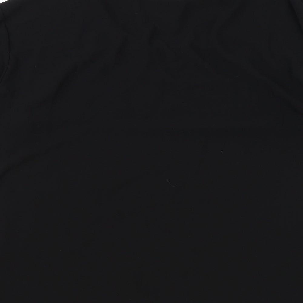 Womens UK Size One Size Blue Vanilla Black Basic Blouse
