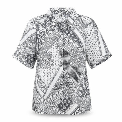 Womens UK Size M Preworn White Basic Button-Up