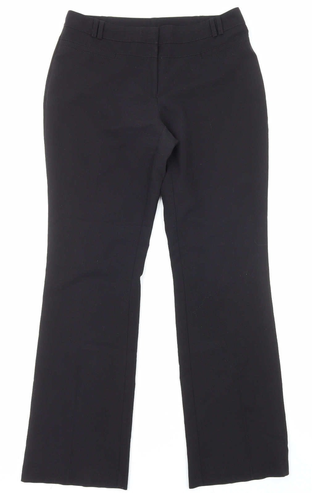 Womens UK Size 10 Dorothy Perkins Regular Fit Dress Pants Black Trousers