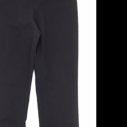 Womens UK Size 10 Dorothy Perkins Regular Fit Dress Pants Black Trousers