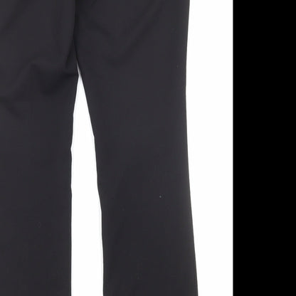Womens UK Size 10 Dorothy Perkins Regular Fit Dress Pants Black Trousers