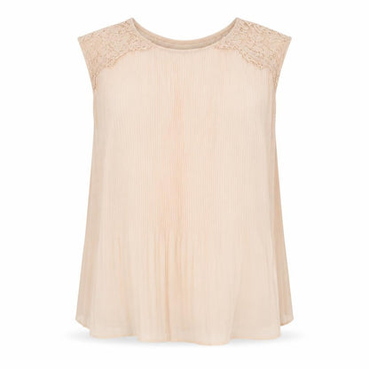 Womens UK Size 12 F&F Beige Basic Blouse