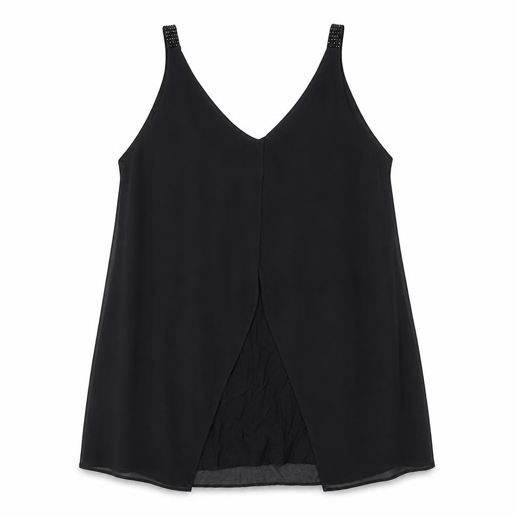 Womens UK Size 12 NEXT Black Basic Tank