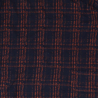 EWM Womens Blue Geometric Polyester Basic Blouse Size 12 Round Neck