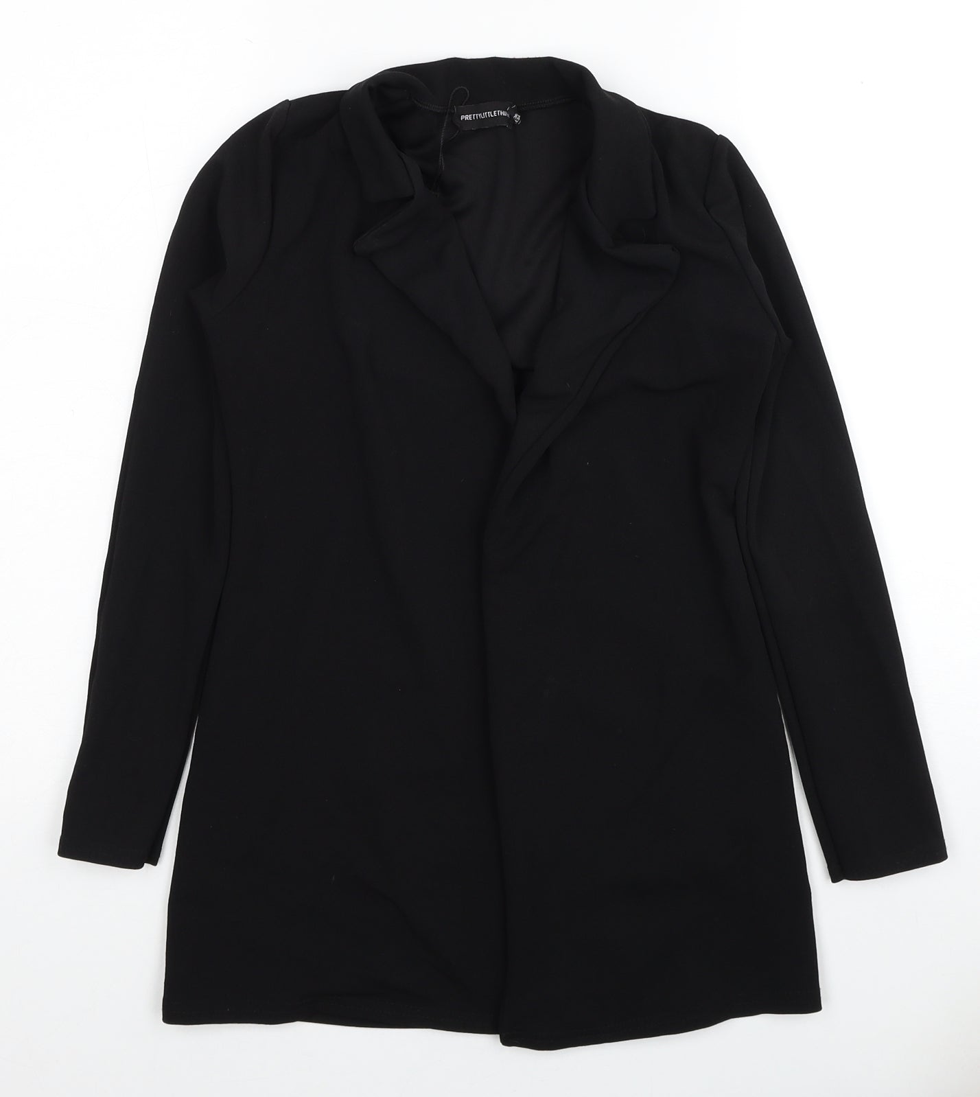 Womens UK Size 8 PRETTYLITTLETHING Black Jacket
