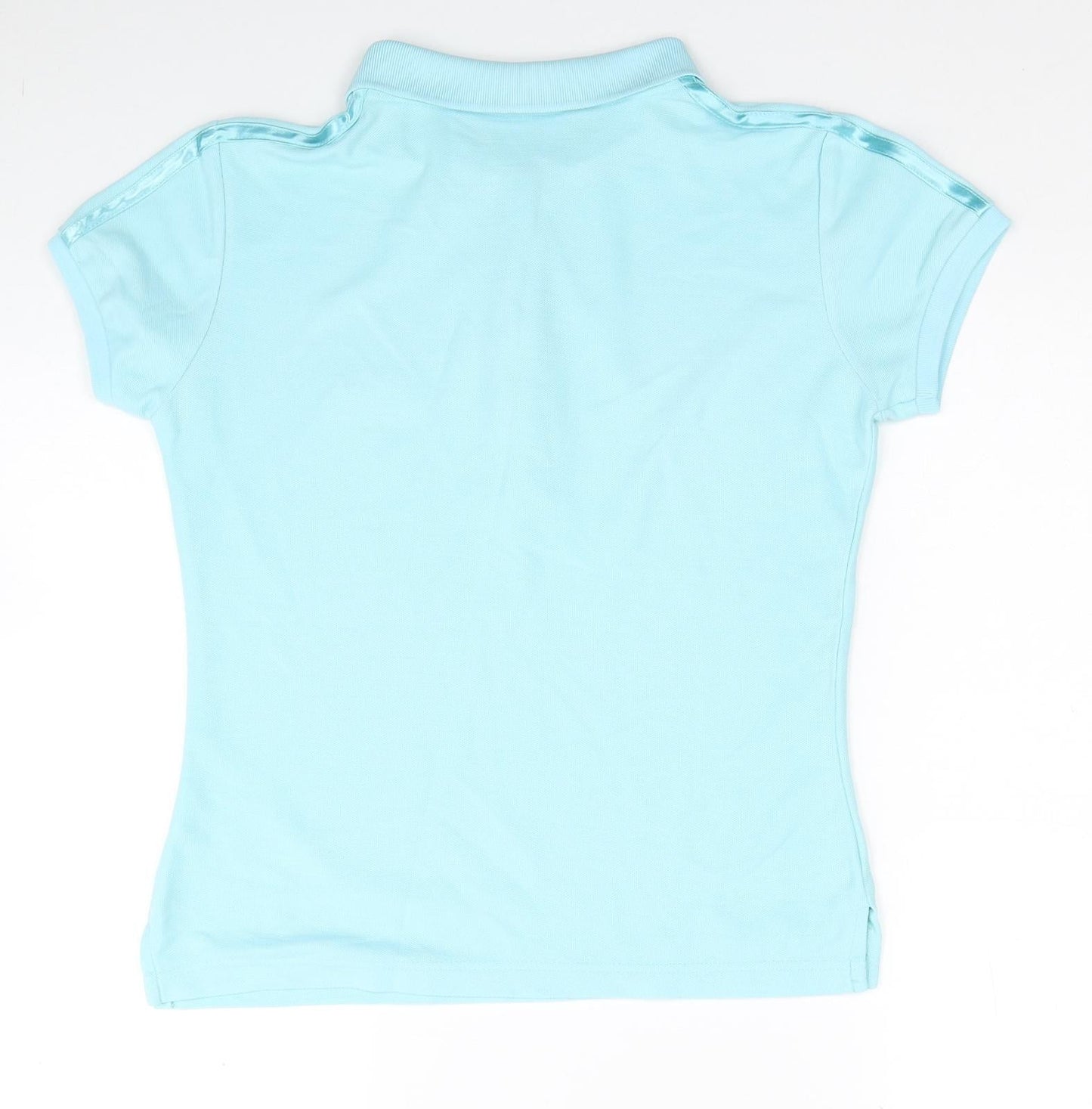 Lonsdale Womens Blue Cotton Basic T-Shirt Size 12 Collared