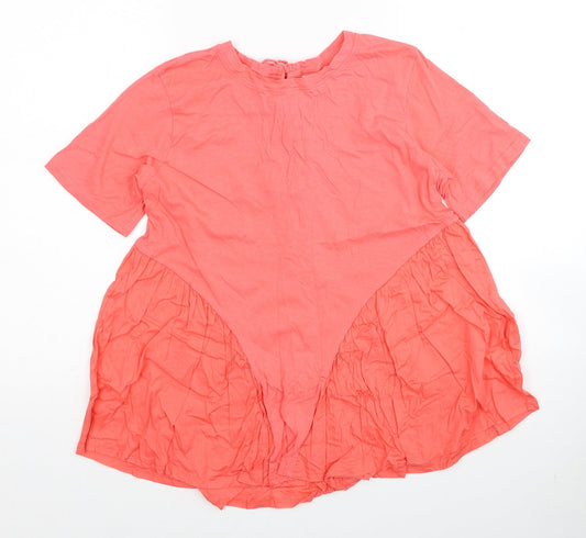 Womens UK Size 12 Pep&Co Pink Basic Blouse
