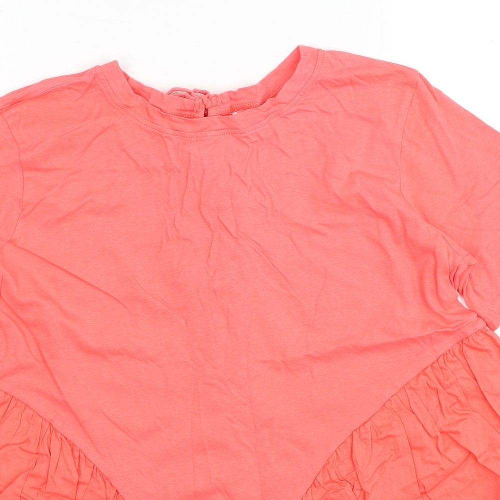Womens UK Size 12 Pep&Co Pink Basic Blouse