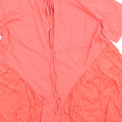 Womens UK Size 12 Pep&Co Pink Basic Blouse