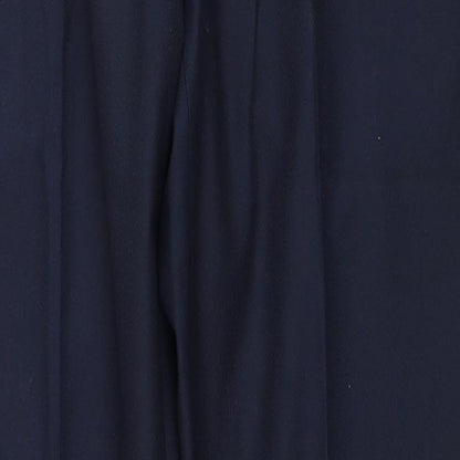 NEXT Mens Beige Polyester Dress Pants Trousers Size 34 in L33 in Regular Button