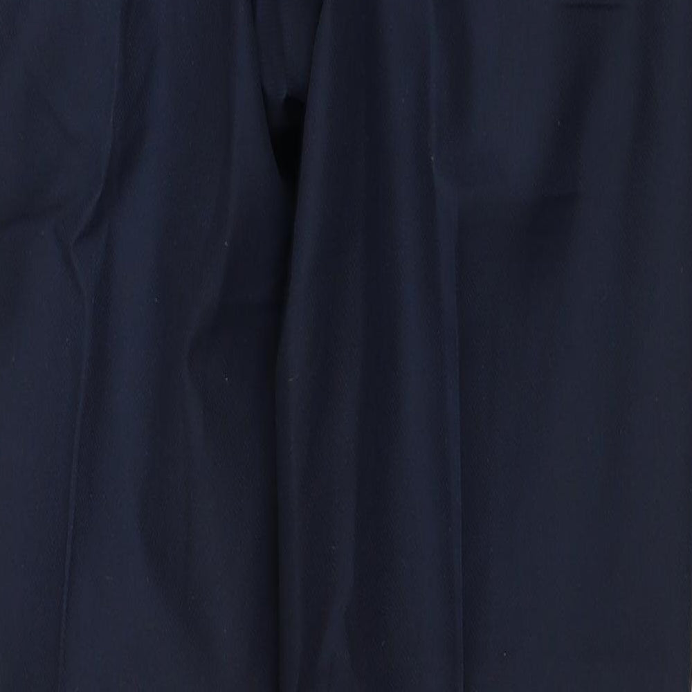 NEXT Mens Beige Polyester Dress Pants Trousers Size 34 in L33 in Regular Button