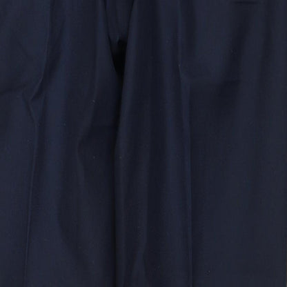 NEXT Mens Beige Polyester Dress Pants Trousers Size 34 in L33 in Regular Button