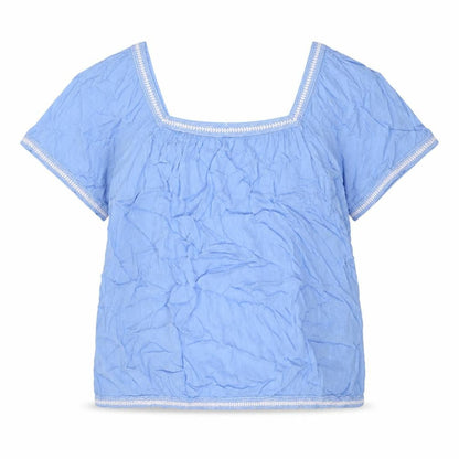 Womens UK Size 10 Dorothy Perkins Blue Basic Blouse