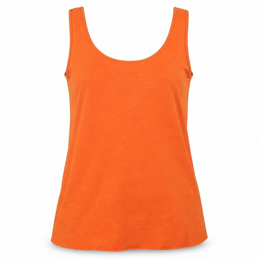 Womens UK Size 6 George Orange Basic Tank