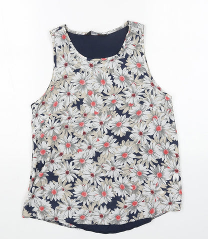 Womens UK Size 8 Dorothy Perkins White Basic Tank