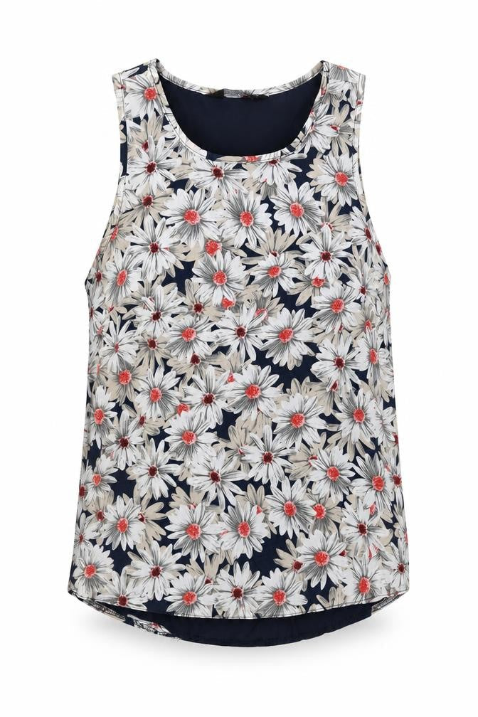 Womens UK Size 8 Dorothy Perkins White Basic Tank